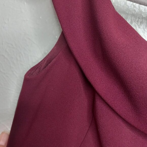 Lulus Maxi dress Burgundy - Off the shoulder - Size S - Picture 6 of 14